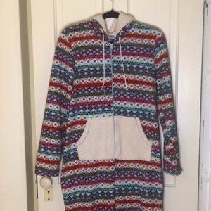 Multicolor Fleece Onesie